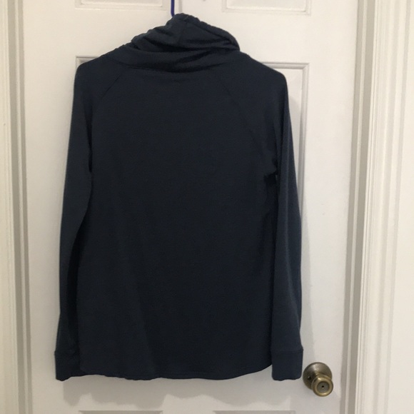 Mock neck navy sweater - Picture 2 of 2